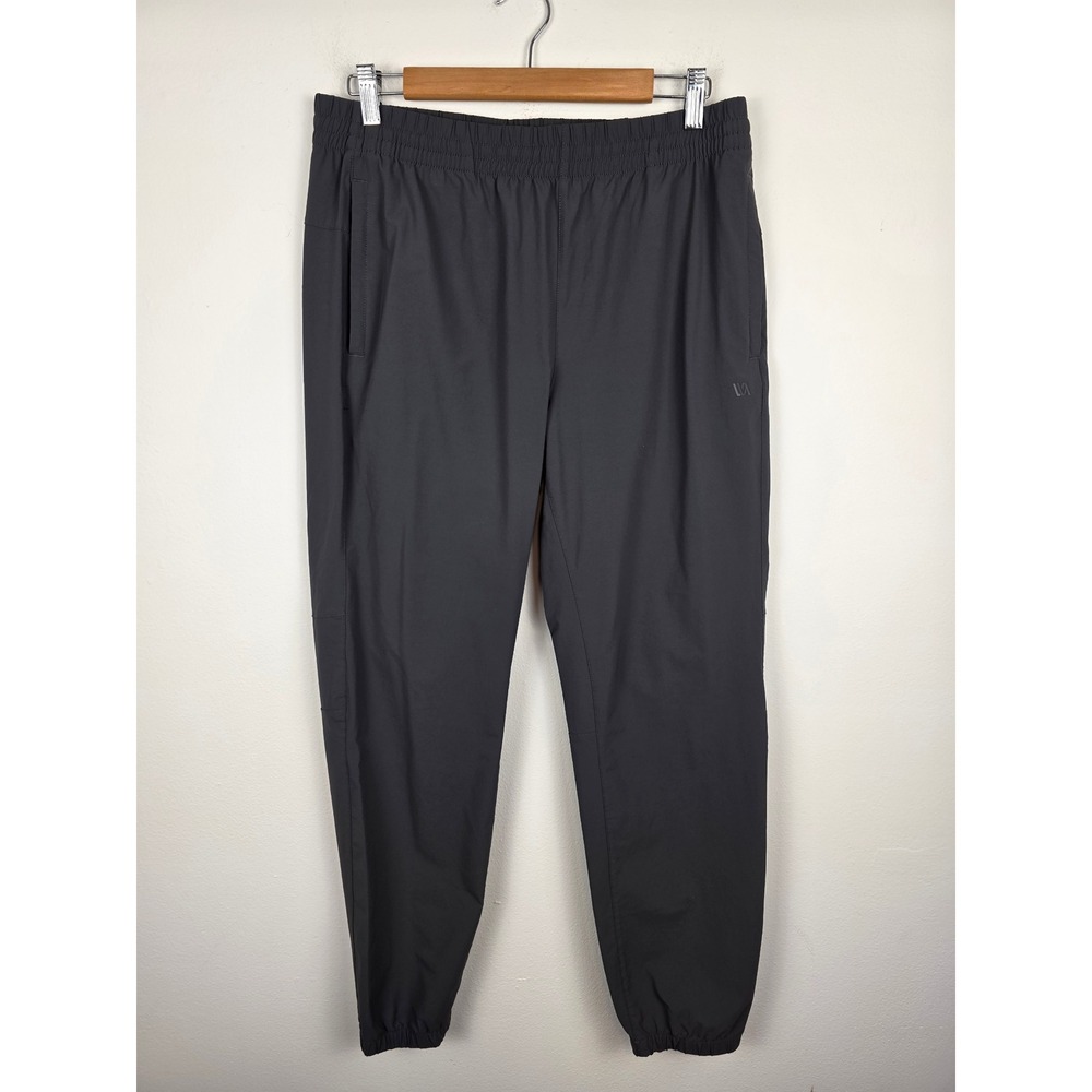 VRST Training Athletic Jogger Pants Men's Medium Gray Elastic Waist Pockets